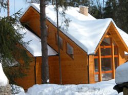 Загородный дом — клееный брус востребованный строительный материал